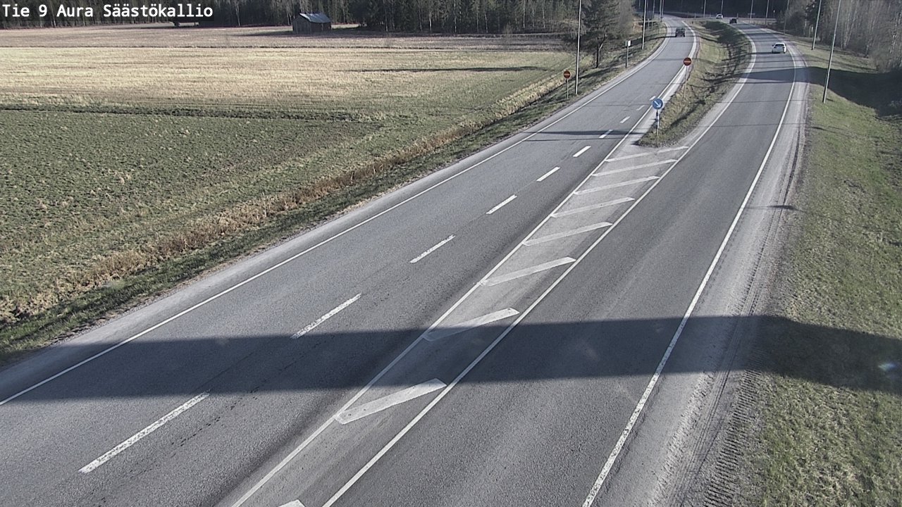 Kelikamerat Kuva Tie 9 Aura, Säästökallio, Aura, Varsinais-Suomi