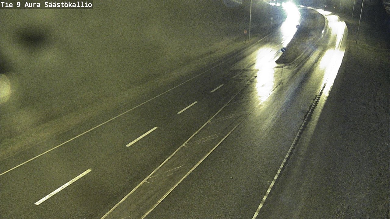 Weather Camera Image Road 9 Aura, Säästökallio, Aura, Varsinais-Suomi