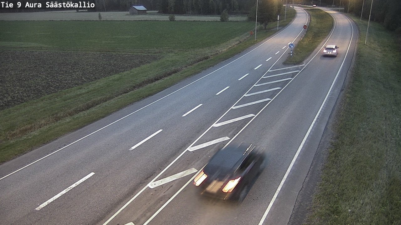 Weather Camera Image Road 9 Aura, Säästökallio, Aura, Varsinais-Suomi