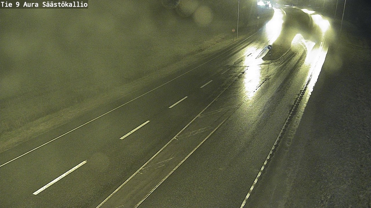 Weather Camera Image Road 9 Aura, Säästökallio, Aura, Varsinais-Suomi