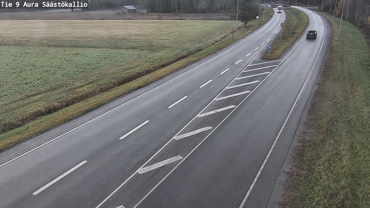 Kelikamerat Kuva Tie 9 Aura, Säästökallio, Aura, Varsinais-Suomi