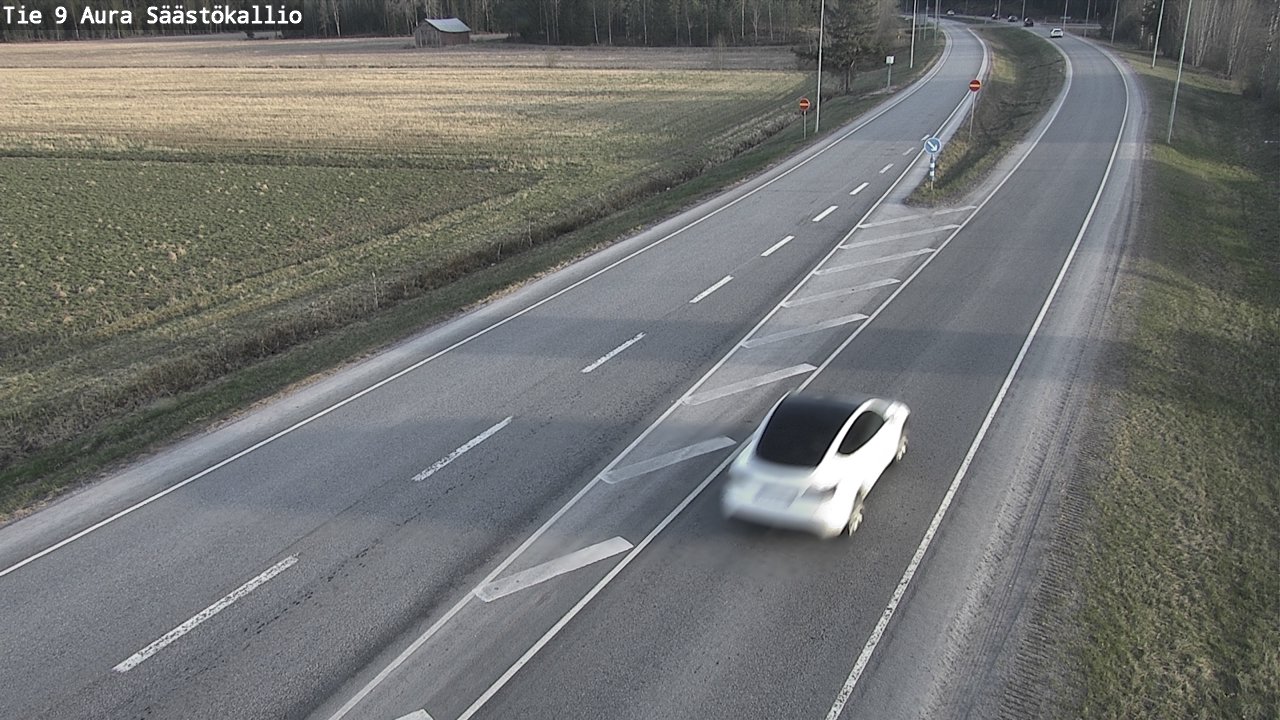 Kelikamerat Kuva Tie 9 Aura, Säästökallio, Aura, Varsinais-Suomi