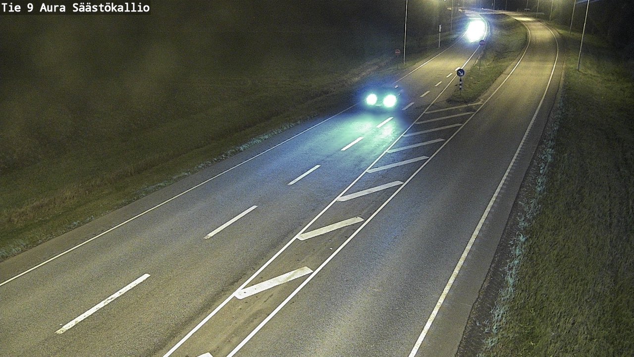 Weather Camera Image Road 9 Aura, Säästökallio, Aura, Varsinais-Suomi