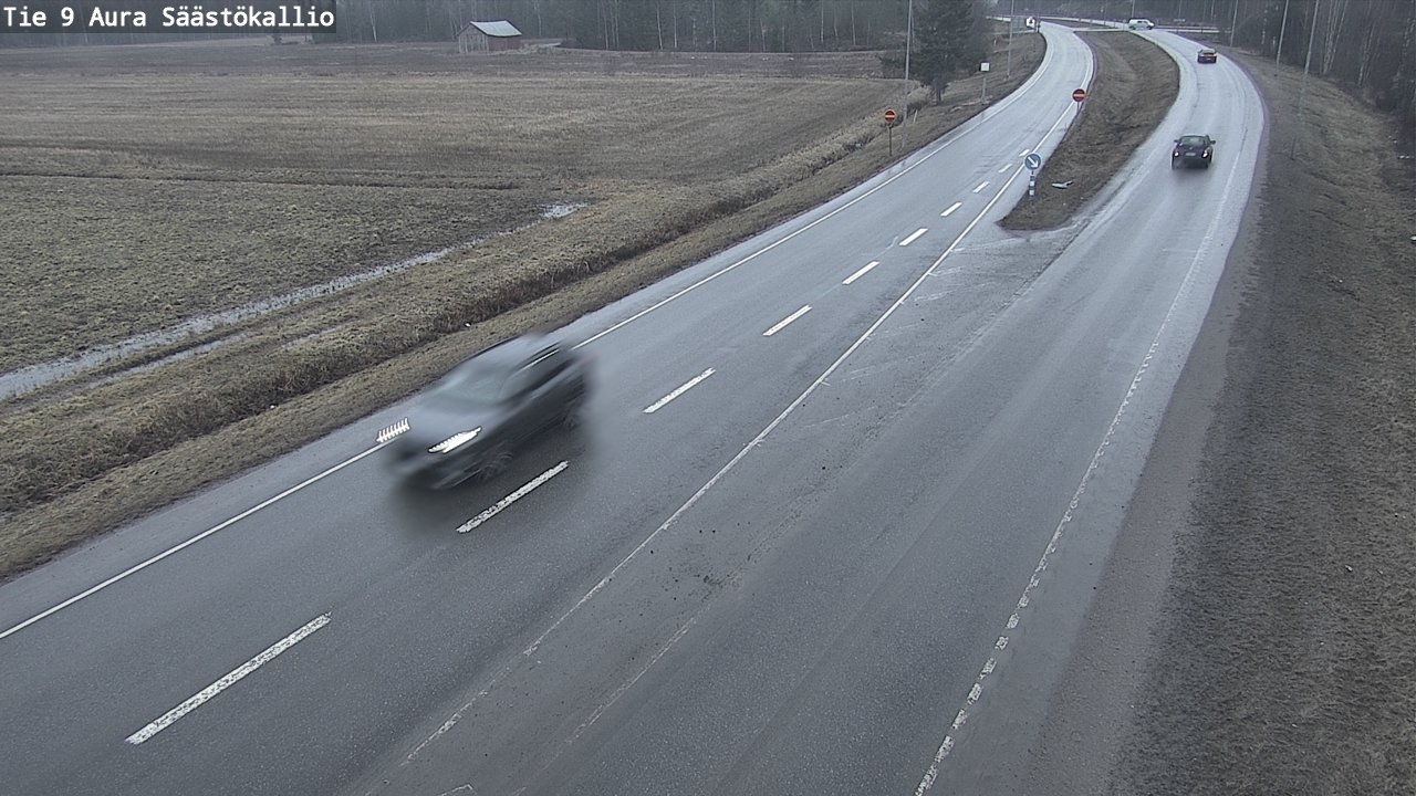 Kelikamerat Kuva Tie 9 Aura, Säästökallio, Aura, Varsinais-Suomi