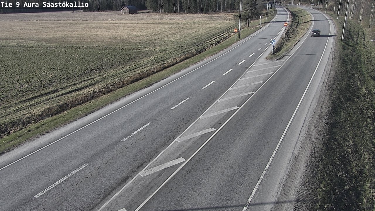 Kelikamerat Kuva Tie 9 Aura, Säästökallio, Aura, Varsinais-Suomi