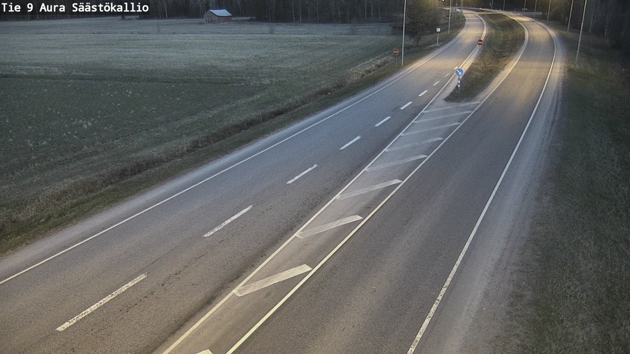 Weather Camera Image Väg 9 Aura, Säästökallio, Aura, Varsinais-Suomi