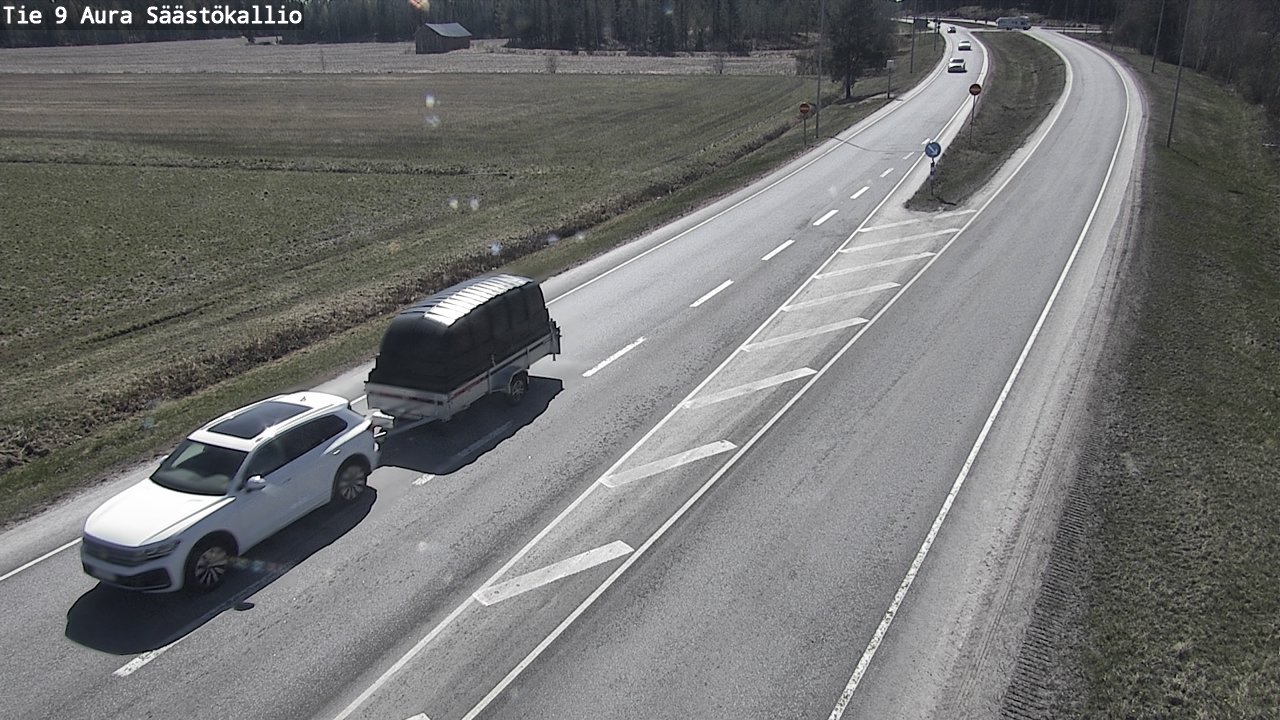 Kelikamerat Kuva Tie 9 Aura, Säästökallio, Aura, Varsinais-Suomi