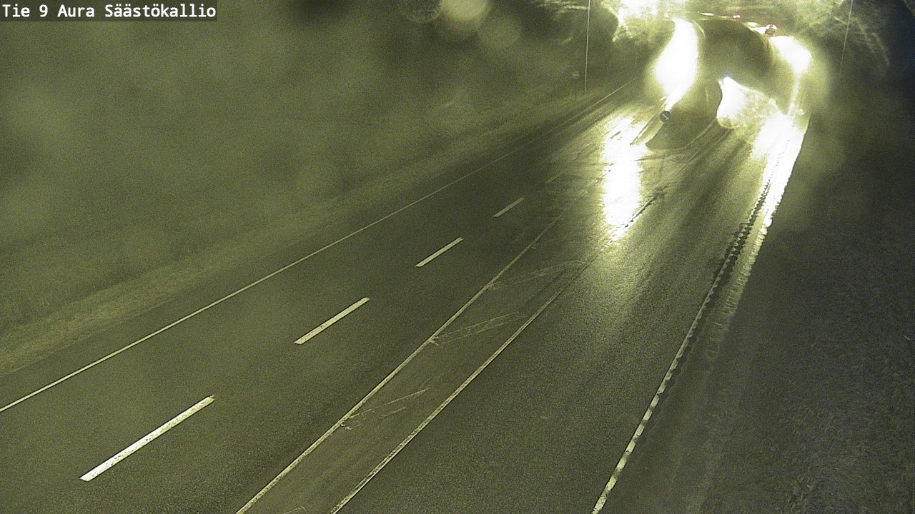 Weather Camera Image Road 9 Aura, Säästökallio, Aura, Varsinais-Suomi