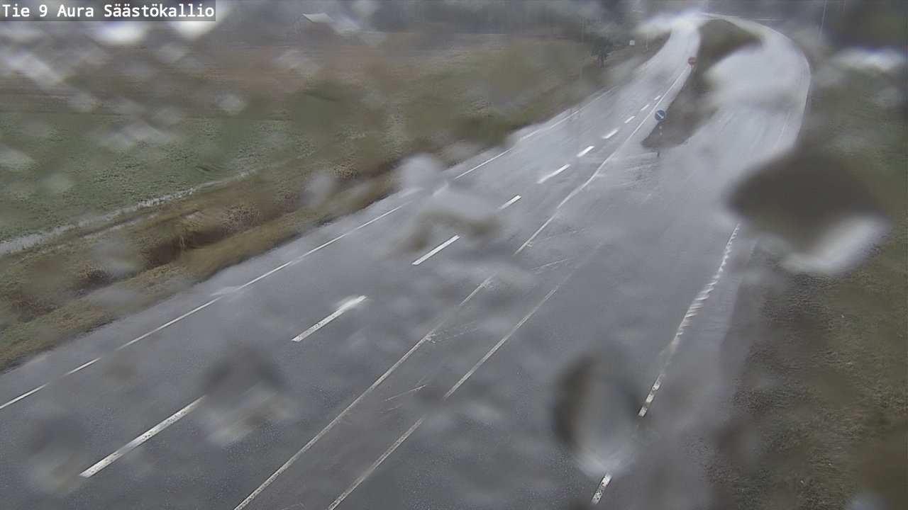 Weather Camera Image Road 9 Aura, Säästökallio, Aura, Varsinais-Suomi