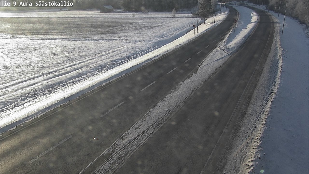 Kelikamerat Kuva Tie 9 Aura, Säästökallio, Aura, Varsinais-Suomi