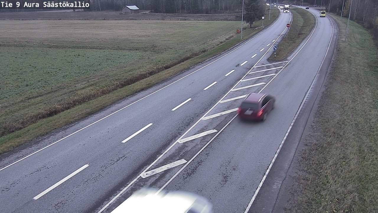 Kelikamerat Kuva Tie 9 Aura, Säästökallio, Aura, Varsinais-Suomi