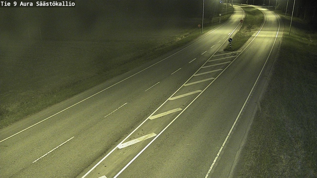 Weather Camera Image Väg 9 Aura, Säästökallio, Aura, Varsinais-Suomi