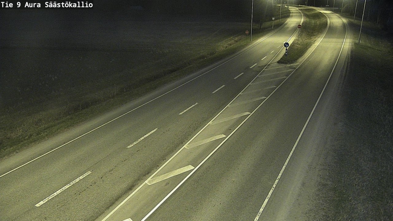 Weather Camera Image Väg 9 Aura, Säästökallio, Aura, Varsinais-Suomi