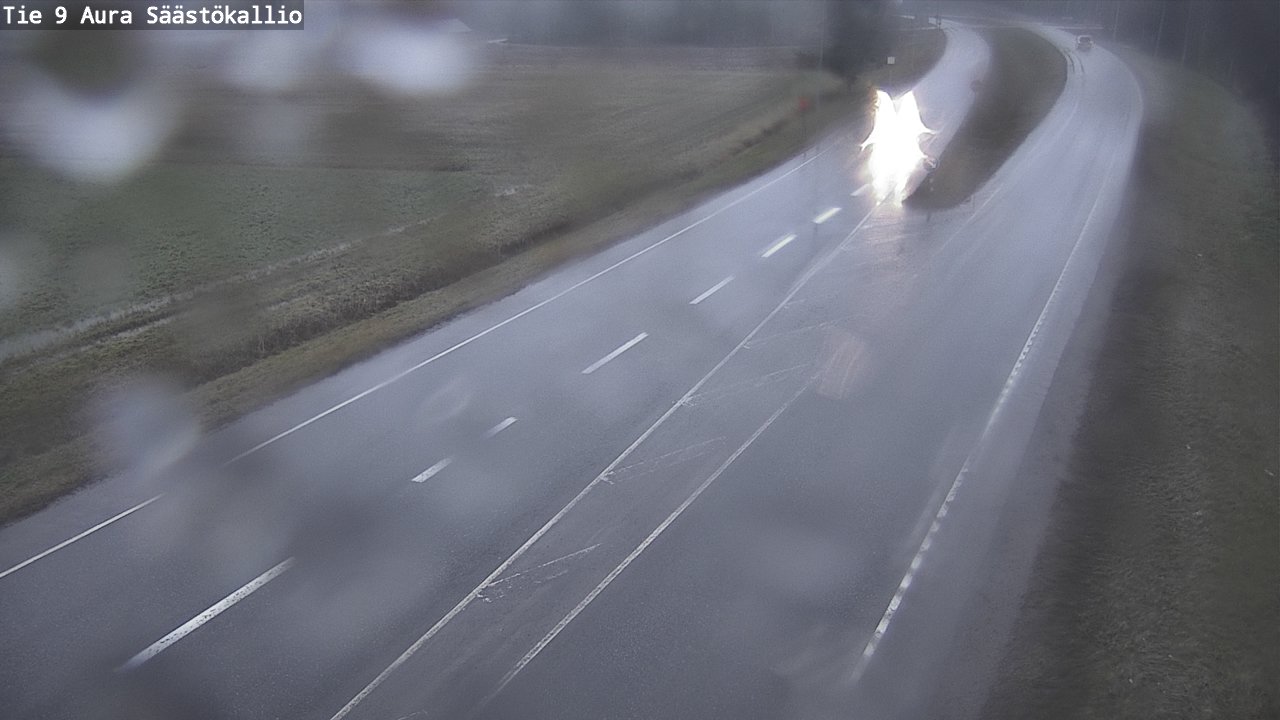 Weather Camera Image Road 9 Aura, Säästökallio, Aura, Varsinais-Suomi