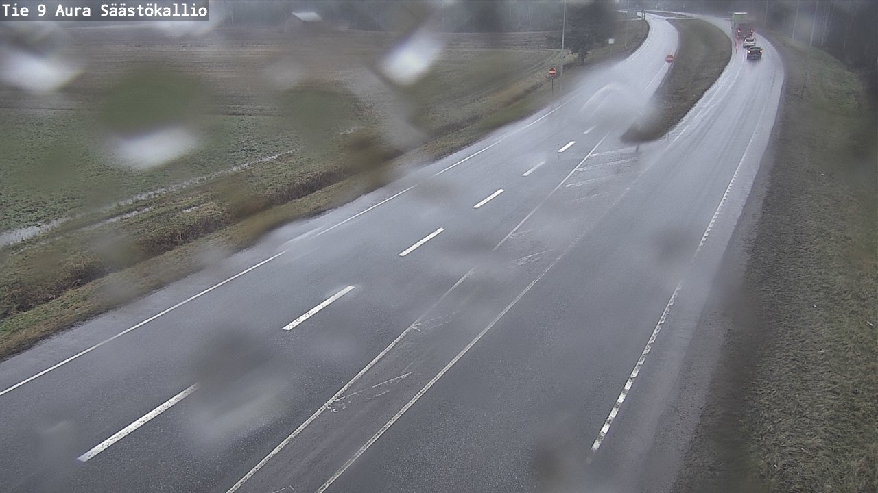 Weather Camera Image Road 9 Aura, Säästökallio, Aura, Varsinais-Suomi