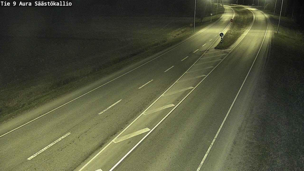Weather Camera Image Väg 9 Aura, Säästökallio, Aura, Varsinais-Suomi