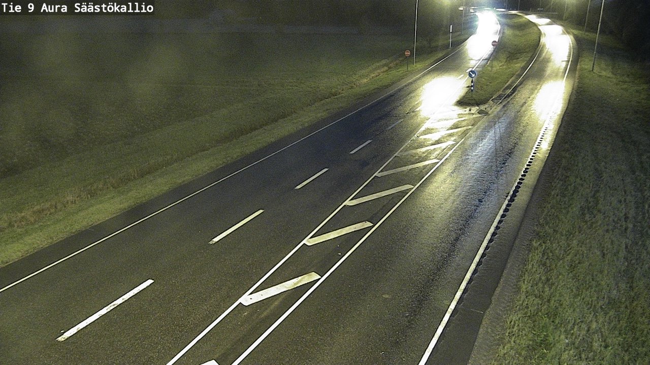 Weather Camera Image Road 9 Aura, Säästökallio, Aura, Varsinais-Suomi