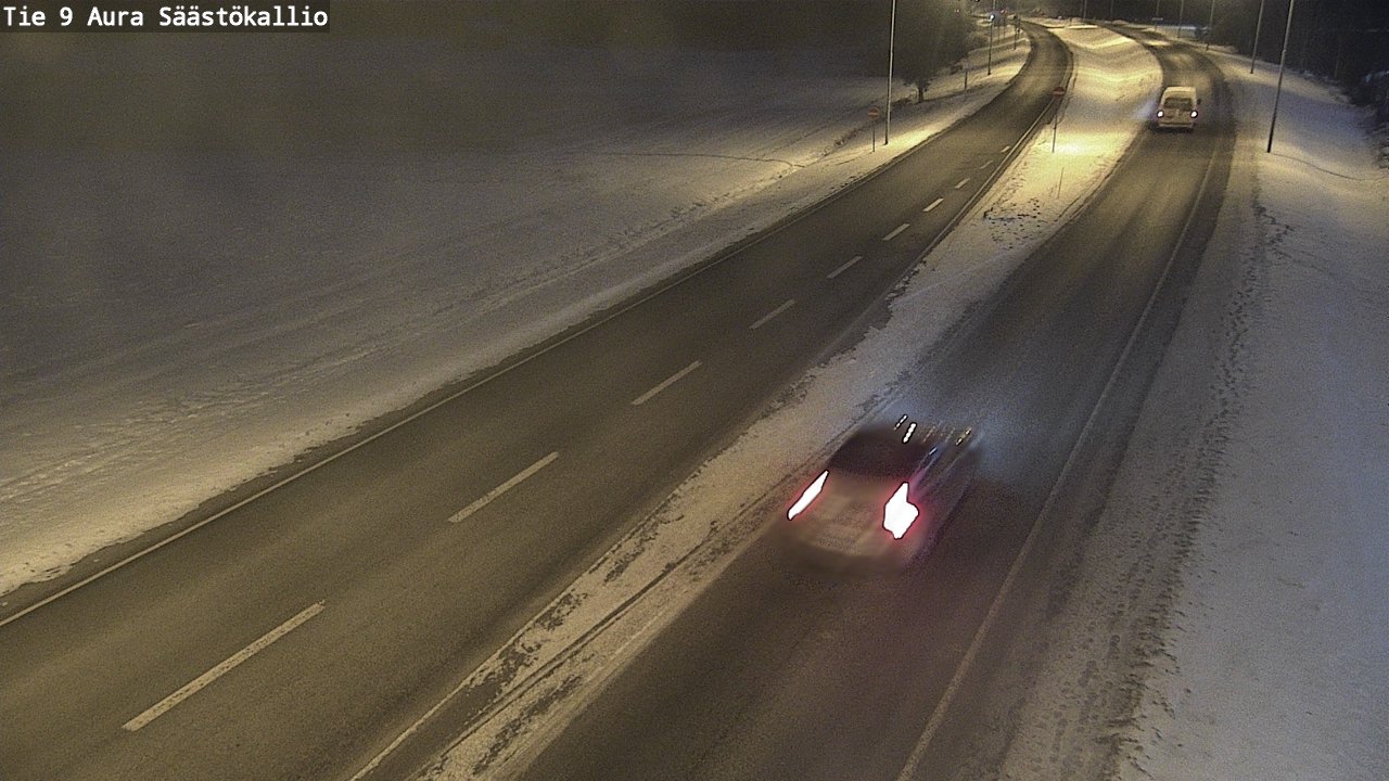 Weather Camera Image Road 9 Aura, Säästökallio, Aura, Varsinais-Suomi