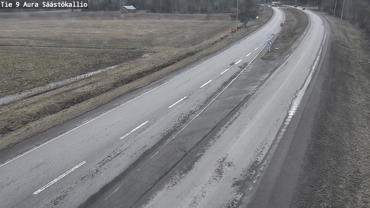 Weather Camera Image Väg 9 Aura, Säästökallio, Aura, Varsinais-Suomi