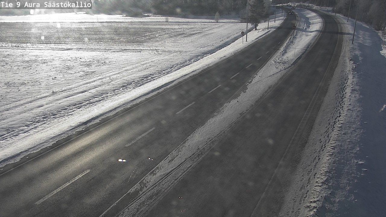 Kelikamerat Kuva Tie 9 Aura, Säästökallio, Aura, Varsinais-Suomi