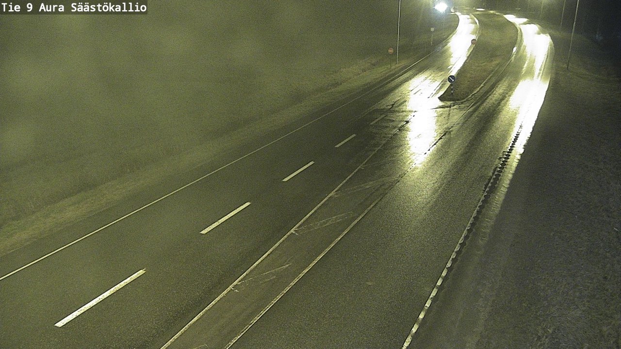 Weather Camera Image Road 9 Aura, Säästökallio, Aura, Varsinais-Suomi
