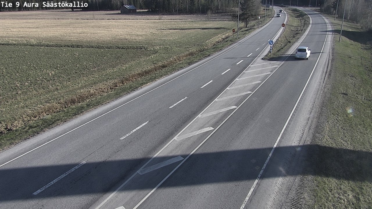 Kelikamerat Kuva Tie 9 Aura, Säästökallio, Aura, Varsinais-Suomi