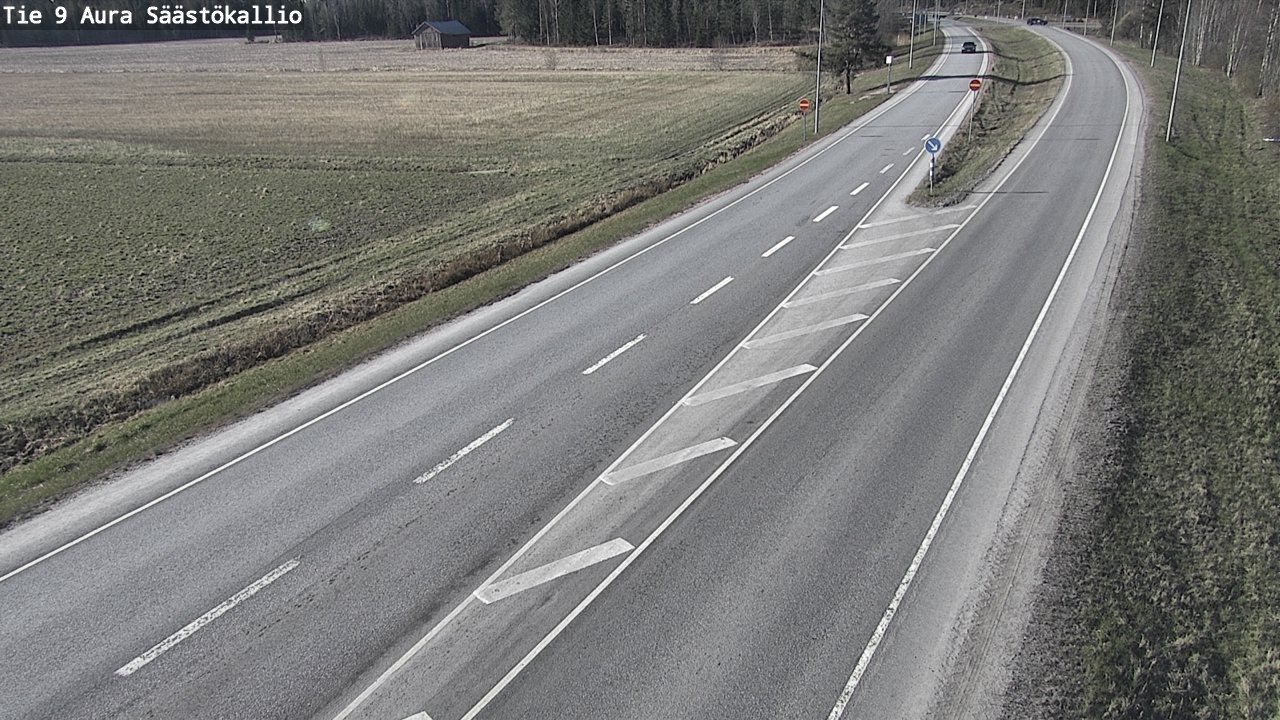 Kelikamerat Kuva Tie 9 Aura, Säästökallio, Aura, Varsinais-Suomi