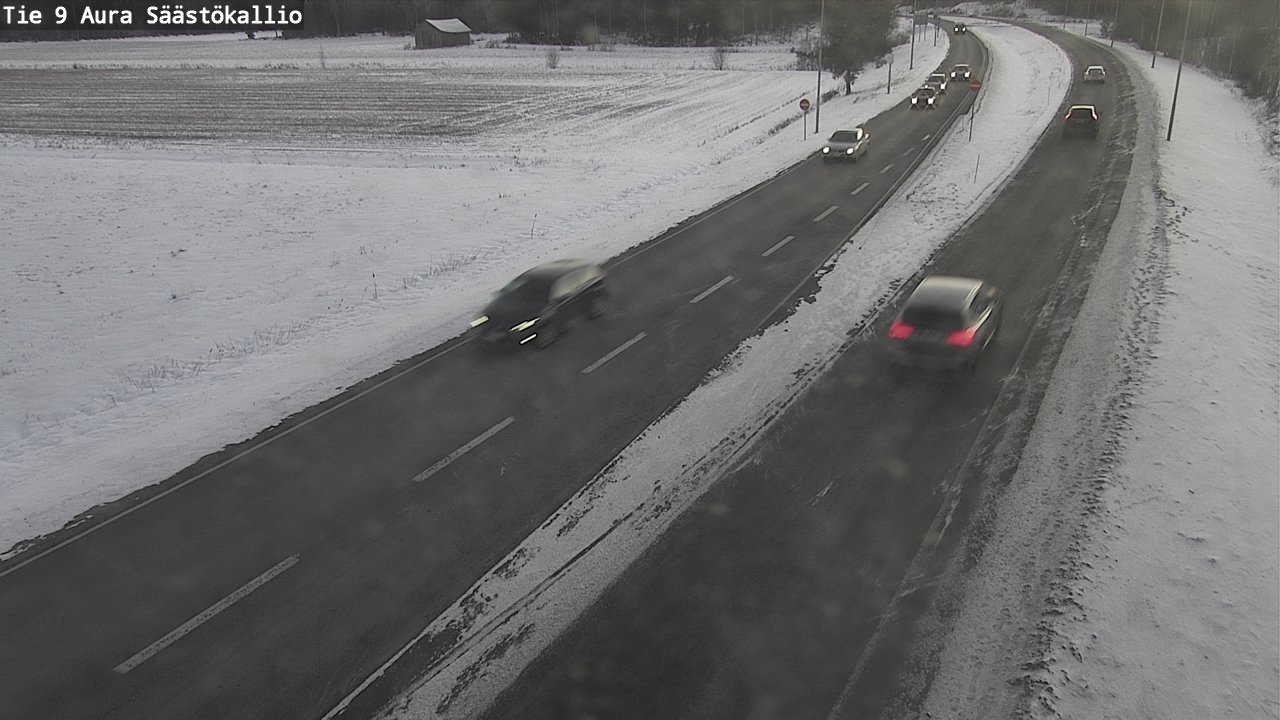 Kelikamerat Kuva Tie 9 Aura, Säästökallio, Aura, Varsinais-Suomi