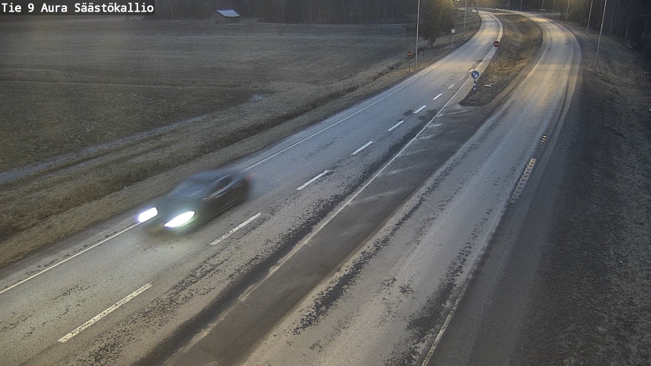 Weather Camera Image Road 9 Aura, Säästökallio, Aura, Varsinais-Suomi