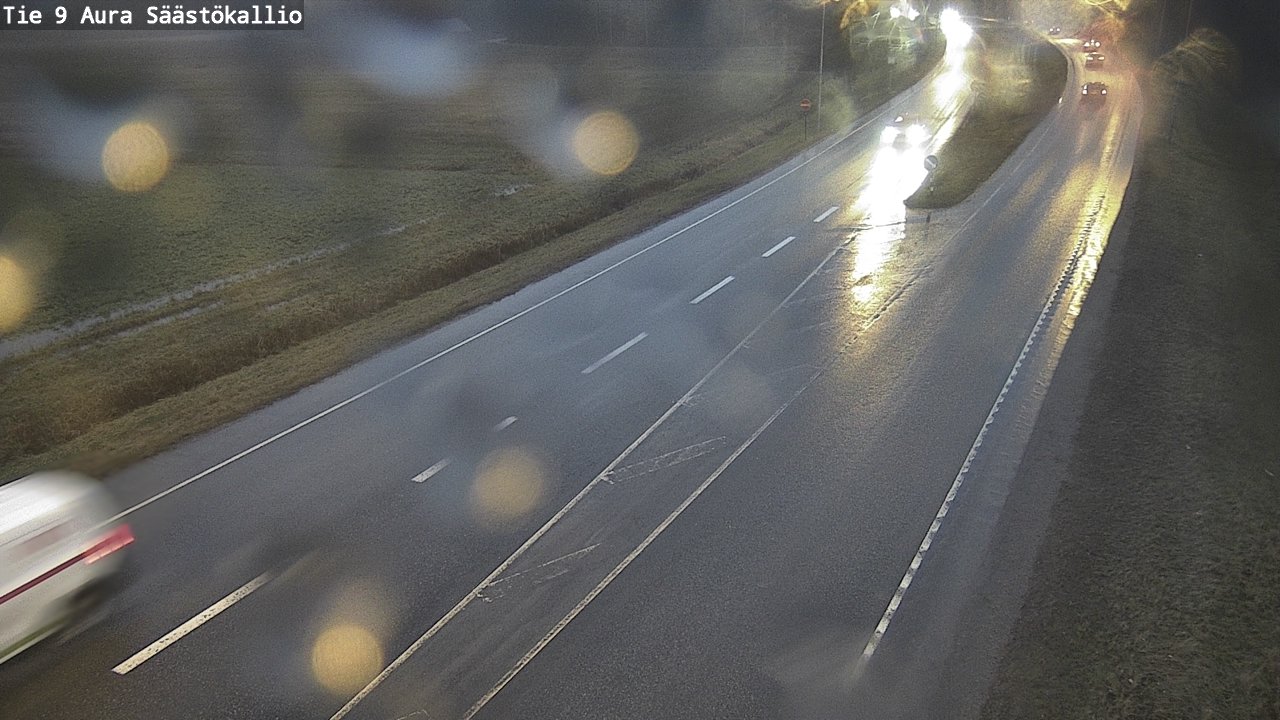 Weather Camera Image Road 9 Aura, Säästökallio, Aura, Varsinais-Suomi