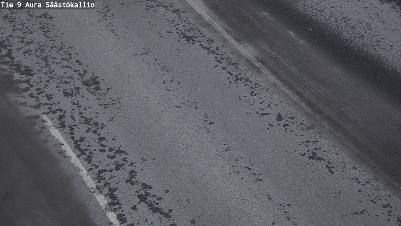 Weather Camera Image Road 9 Aura, Säästökallio, Aura, Varsinais-Suomi