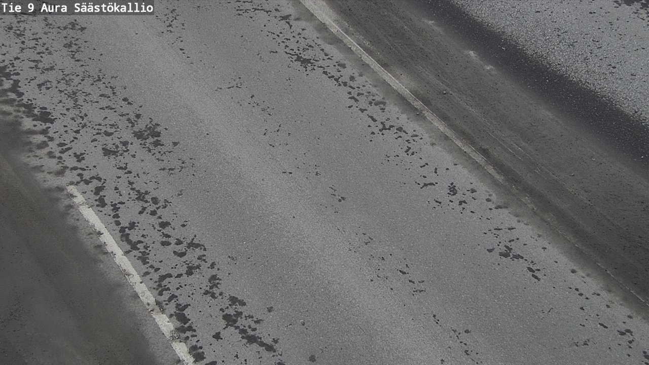Weather Camera Image Road 9 Aura, Säästökallio, Aura, Varsinais-Suomi