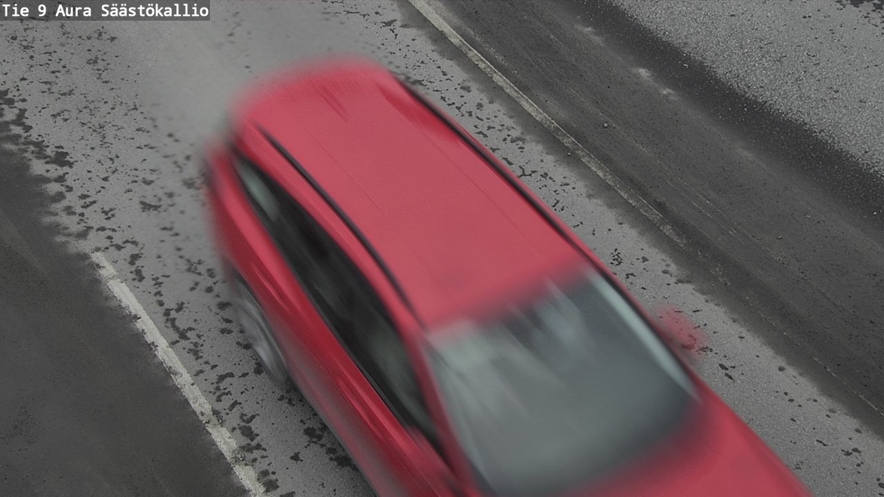 Weather Camera Image Väg 9 Aura, Säästökallio, Aura, Varsinais-Suomi