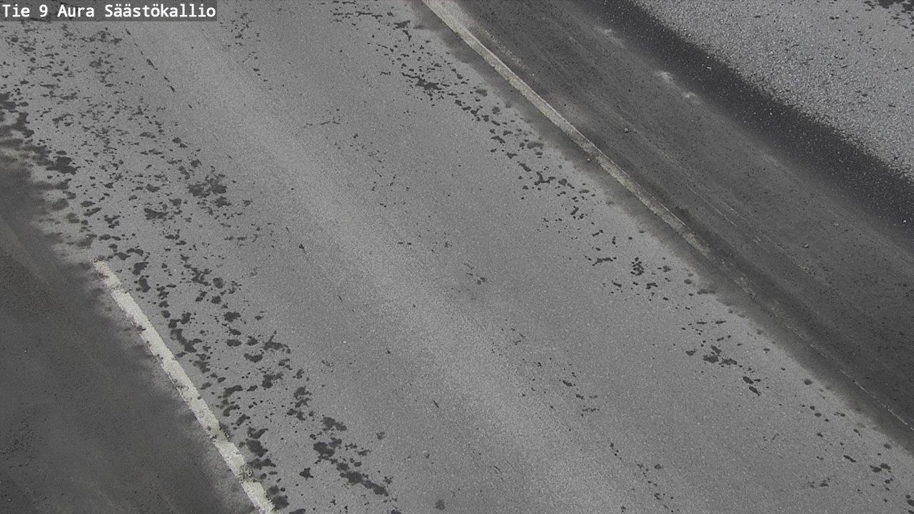 Weather Camera Image Road 9 Aura, Säästökallio, Aura, Varsinais-Suomi