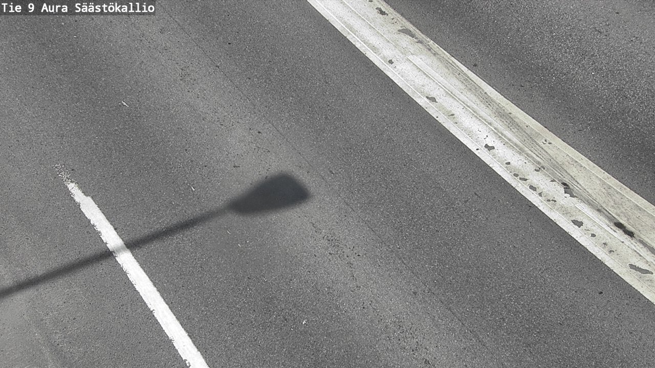 Weather Camera Image Road 9 Aura, Säästökallio, Aura, Varsinais-Suomi