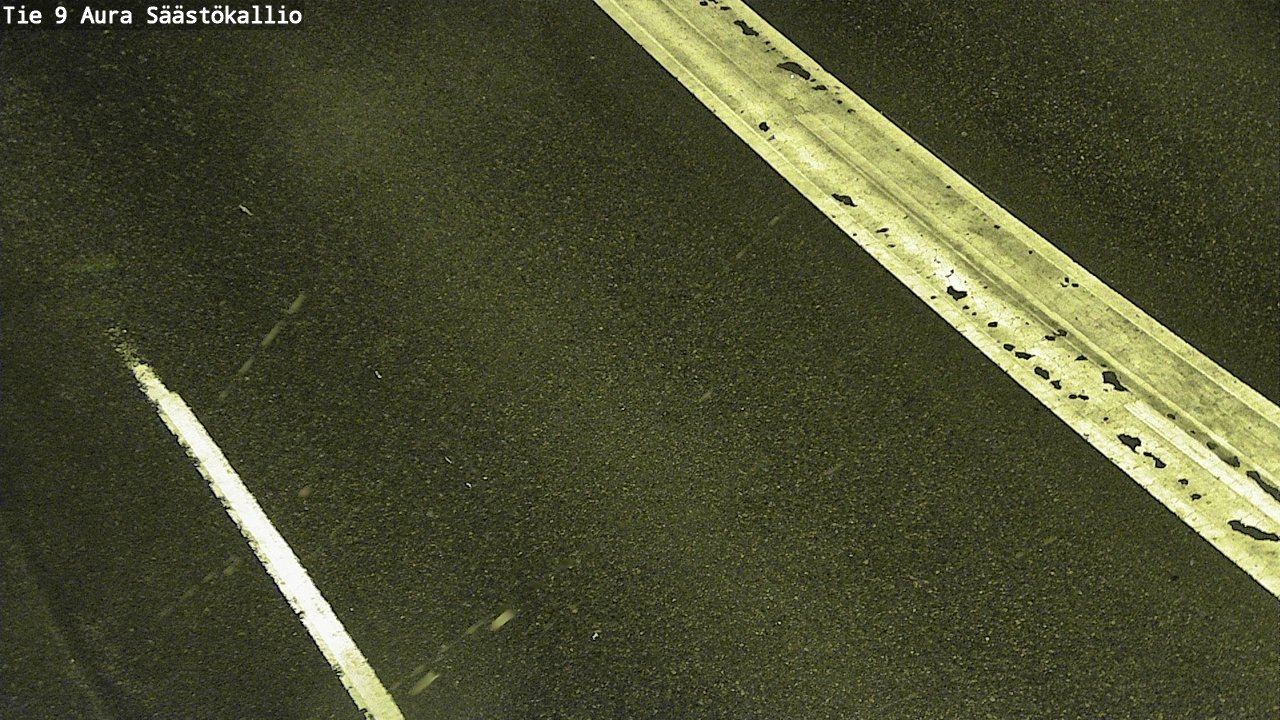 Weather Camera Image Road 9 Aura, Säästökallio, Aura, Varsinais-Suomi