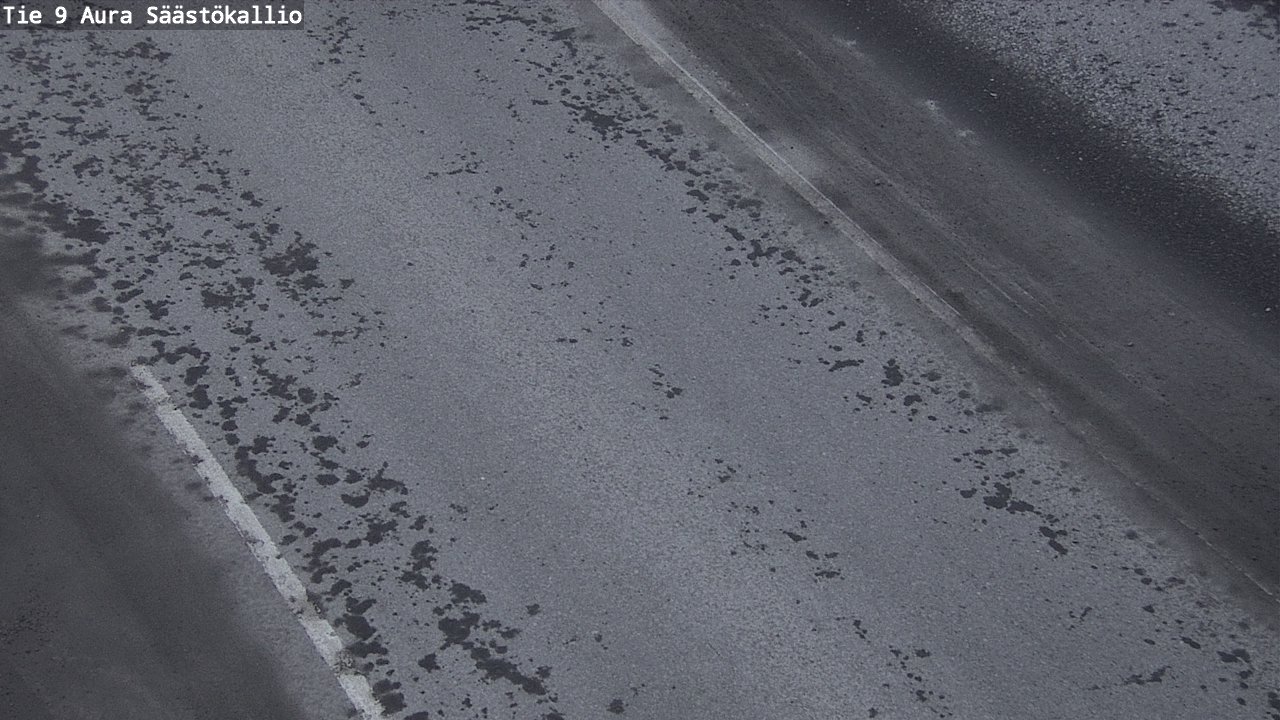 Weather Camera Image Road 9 Aura, Säästökallio, Aura, Varsinais-Suomi