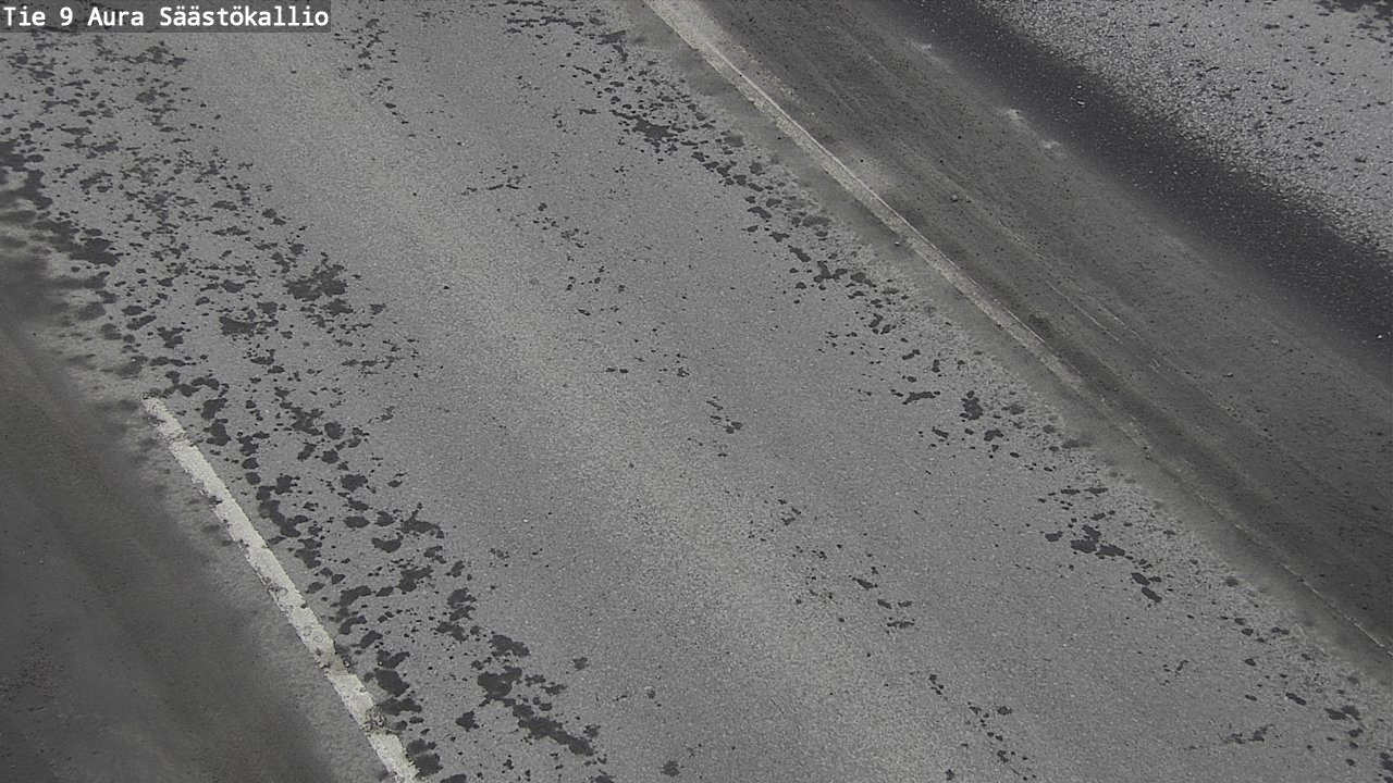 Weather Camera Image Road 9 Aura, Säästökallio, Aura, Varsinais-Suomi
