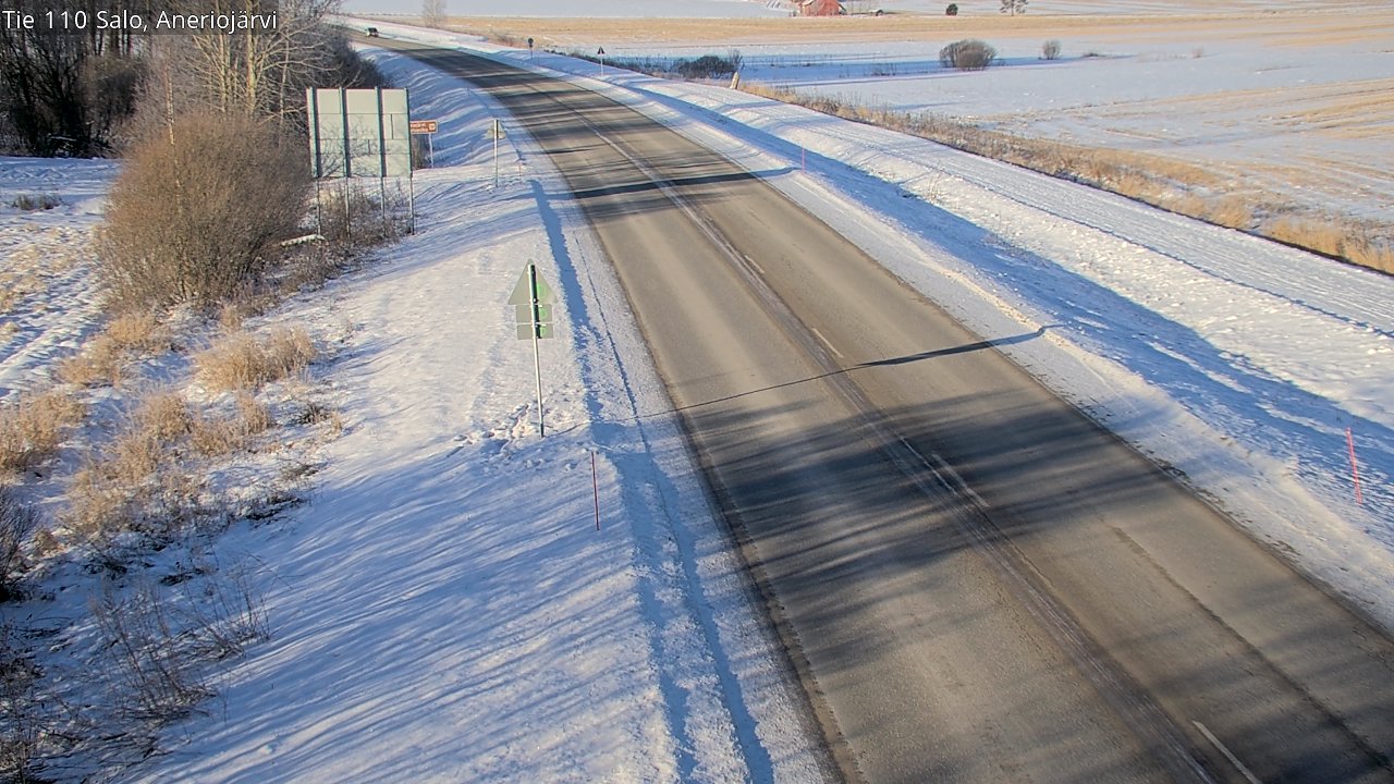 Weather Camera Image Väg 110 Salo, Kitula, Salo, Varsinais-Suomi