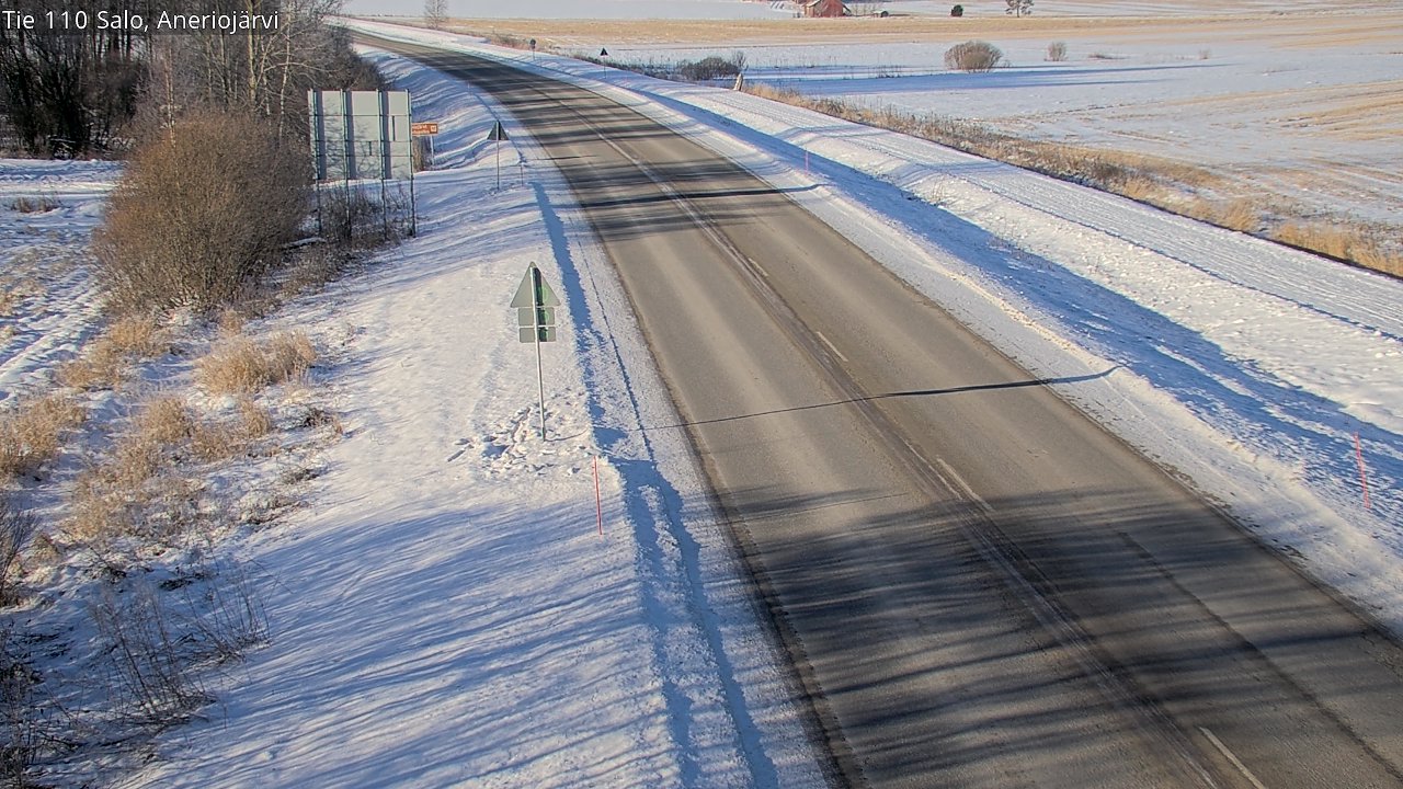 Weather Camera Image Väg 110 Salo, Kitula, Salo, Varsinais-Suomi