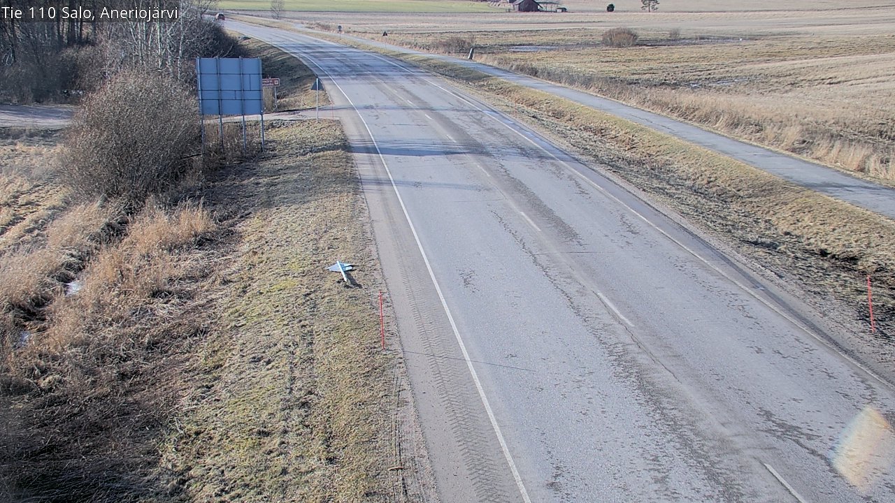 Weather Camera Image Väg 110 Salo, Kitula, Salo, Varsinais-Suomi
