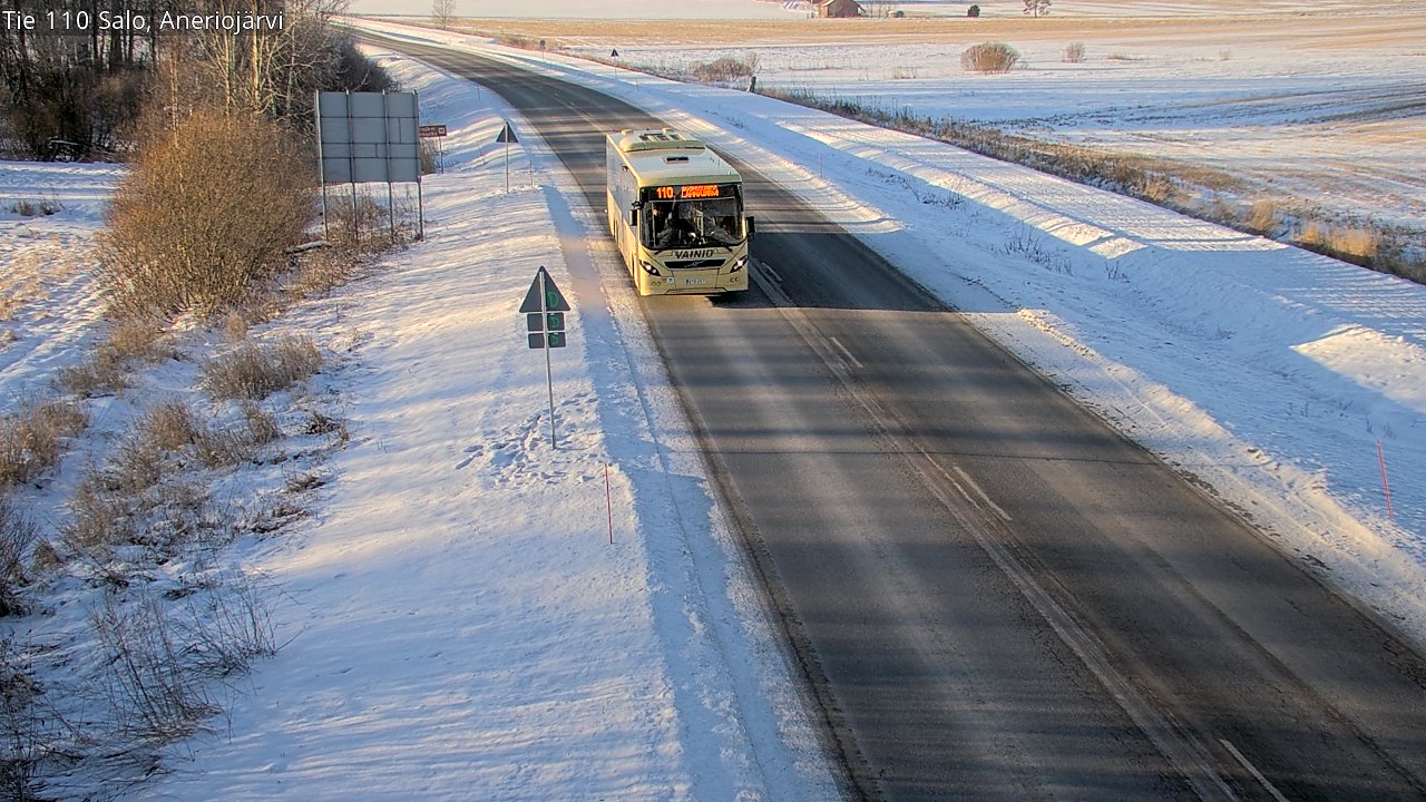 Weather Camera Image Road 110 Salo, Kitula, Salo, Varsinais-Suomi