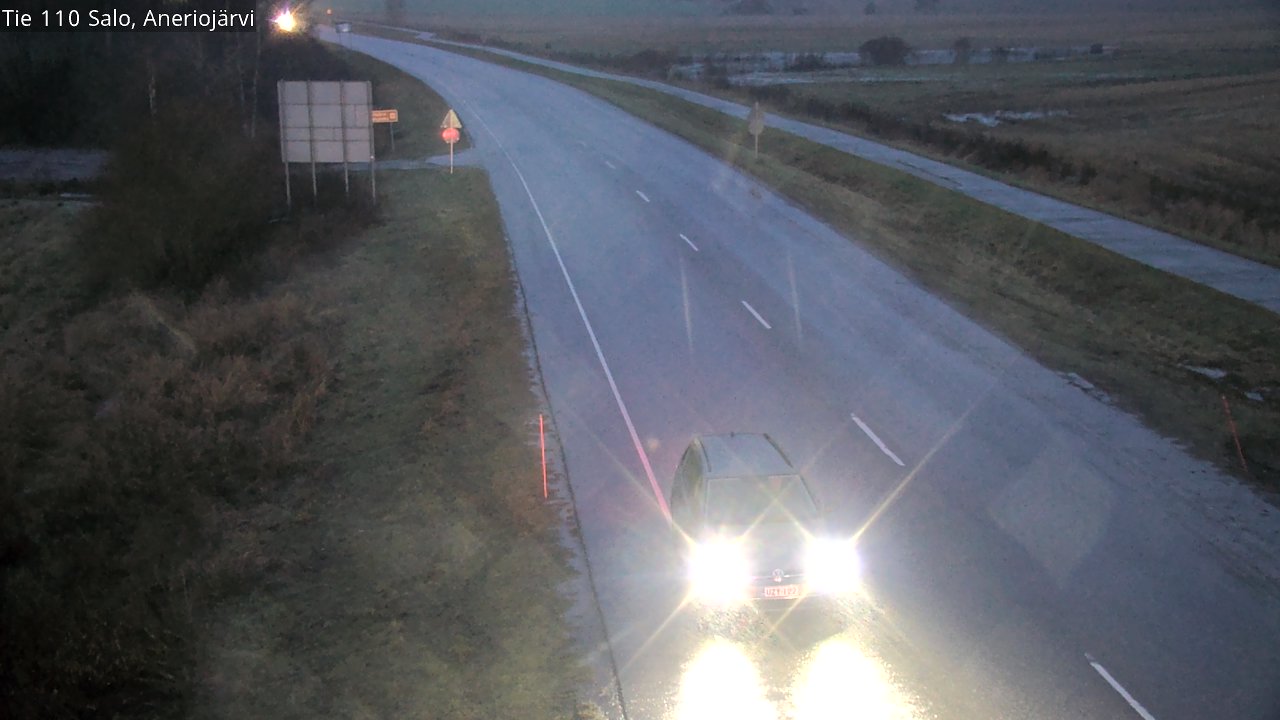 Weather Camera Image Väg 110 Salo, Kitula, Salo, Varsinais-Suomi