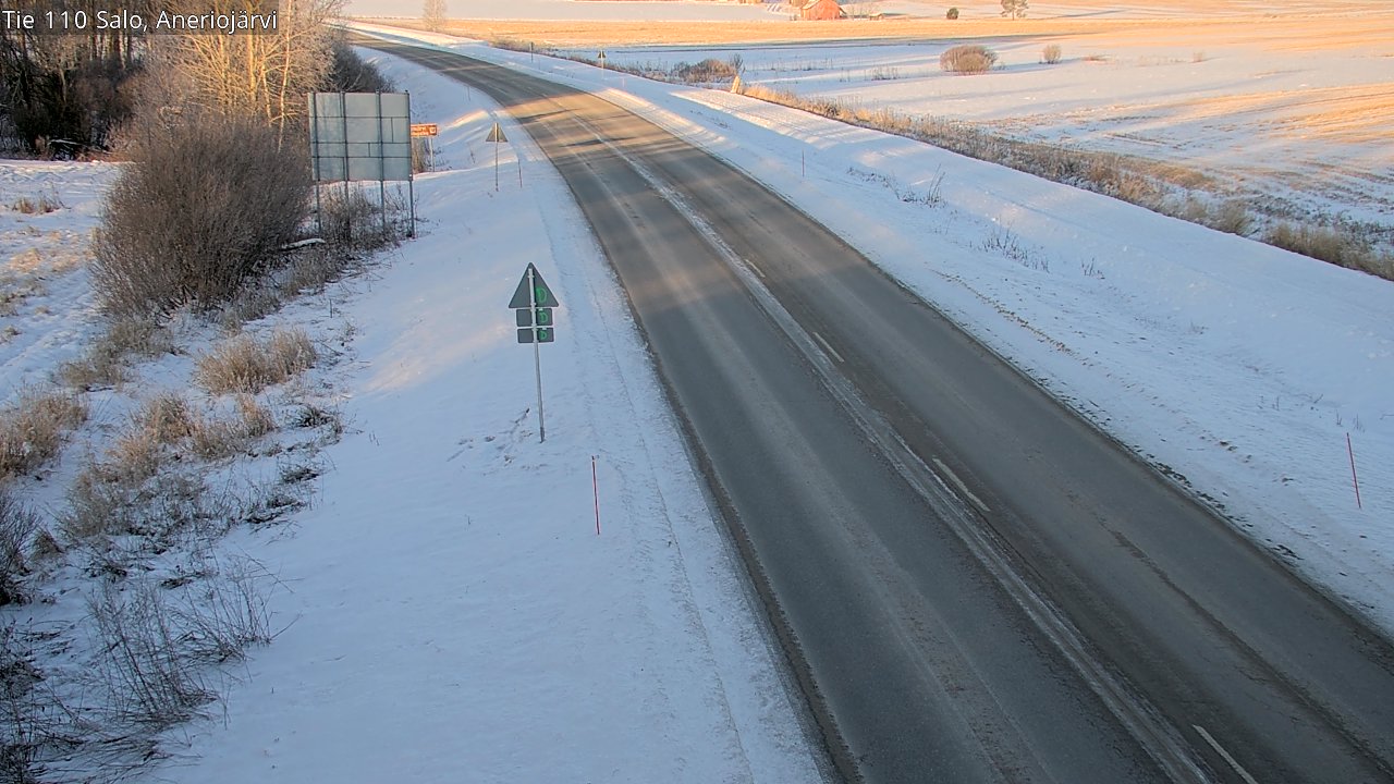 Weather Camera Image Väg 110 Salo, Kitula, Salo, Varsinais-Suomi