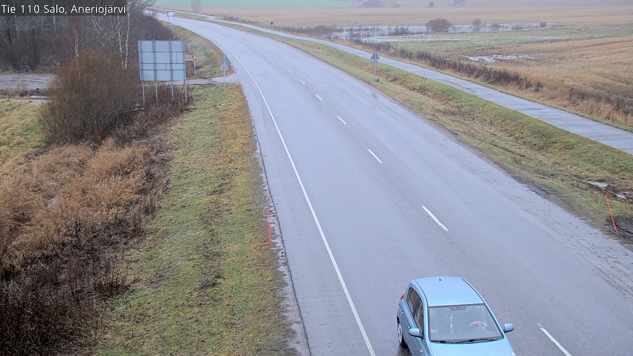 Weather Camera Image Väg 110 Salo, Kitula, Salo, Varsinais-Suomi