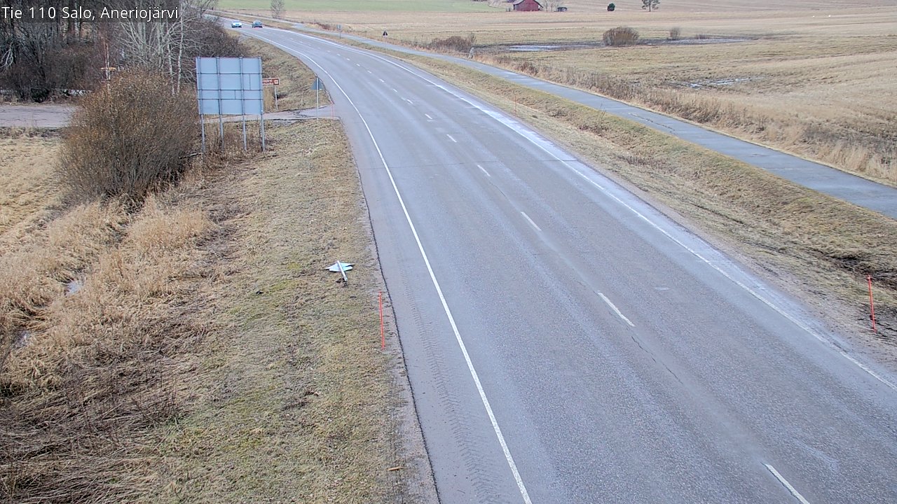 Weather Camera Image Road 110 Salo, Kitula, Salo, Varsinais-Suomi
