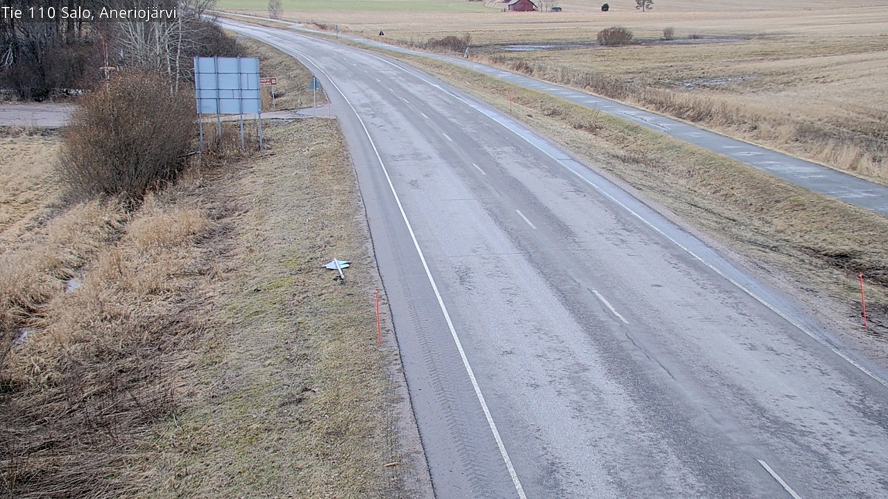 Weather Camera Image Road 110 Salo, Kitula, Salo, Varsinais-Suomi