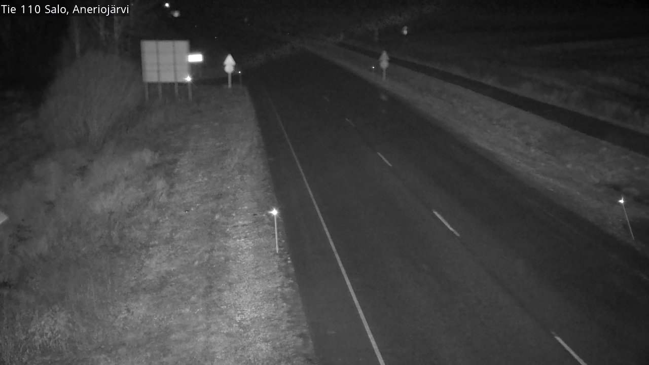 Weather Camera Image Väg 110 Salo, Kitula, Salo, Varsinais-Suomi