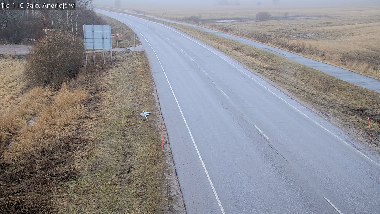 Weather Camera Image Väg 110 Salo, Kitula, Salo, Varsinais-Suomi