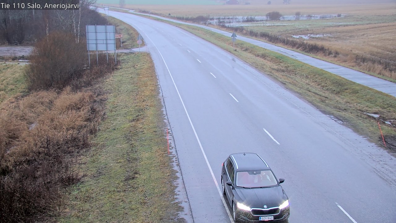 Weather Camera Image Väg 110 Salo, Kitula, Salo, Varsinais-Suomi